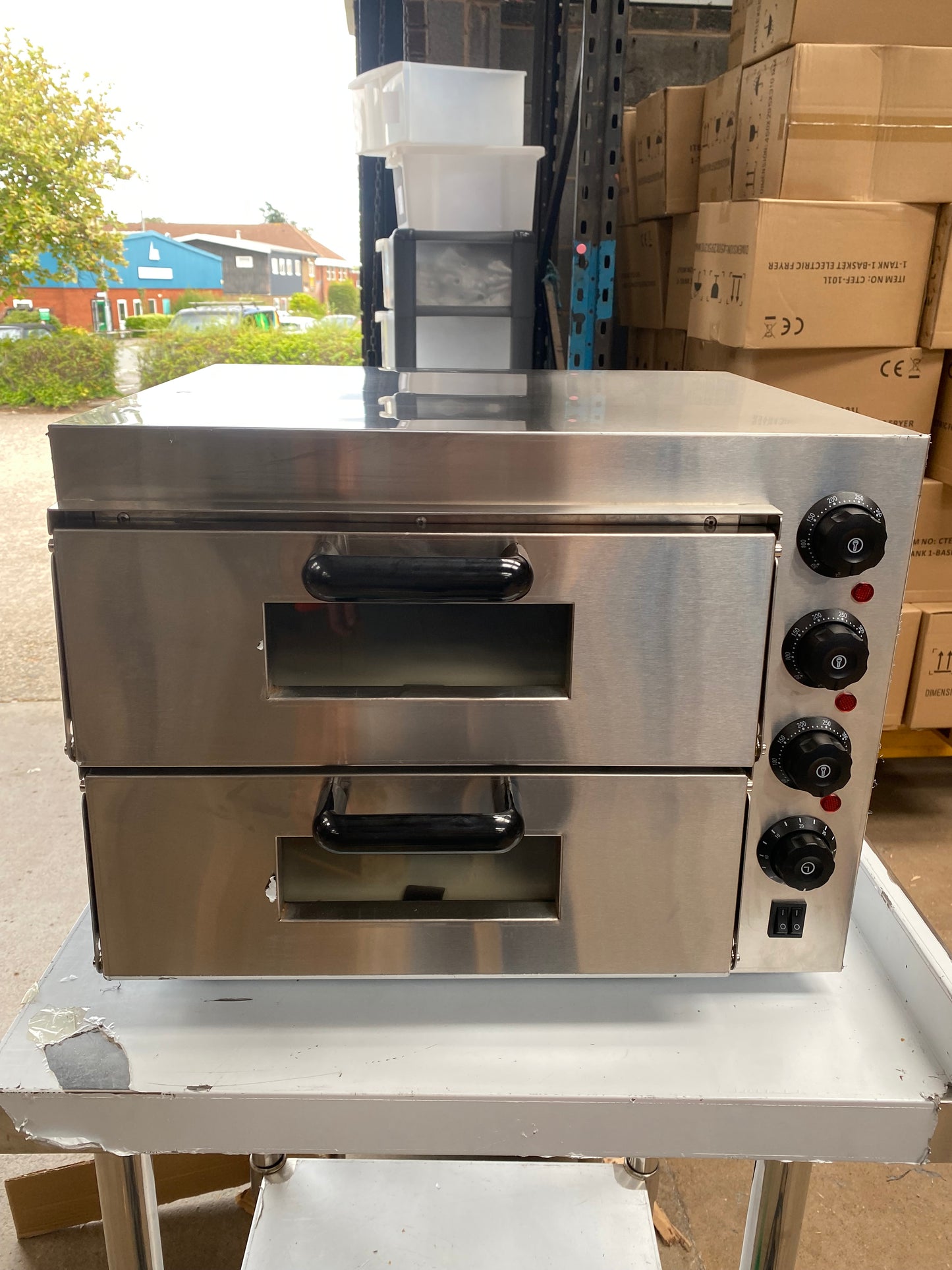 Commercial Pizza Oven - Twin Deck